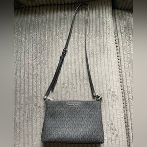 Black Michael Kors Logo Crossbody